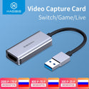 Hagibis Video Capture Card USB 3.0 4K HDMI-compatible Video Game Grabber Record for PS4 Camcorder Switch Live Broadcast Camera