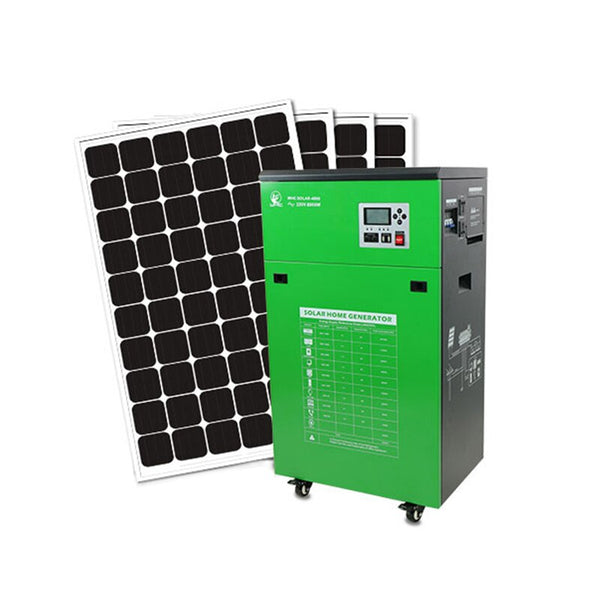 WHC Top Sale Home Use Off Grid Solar Panel System Portable Solar Lithium Battery 4000W Solar Panel Home Solar Energy Systems