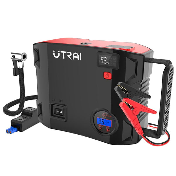 Jump Starter Battery Booster Starting Device With Air Inflator 24000mAh Power Bank 12V Vehicle Emergency Tool fo Cars