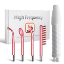 High Frequency Facial Machine Electrotherapy Wand Glass Tube Neon Anti Aging Wrinkle Removal Acne Skin Beauty Spa Hair Massager