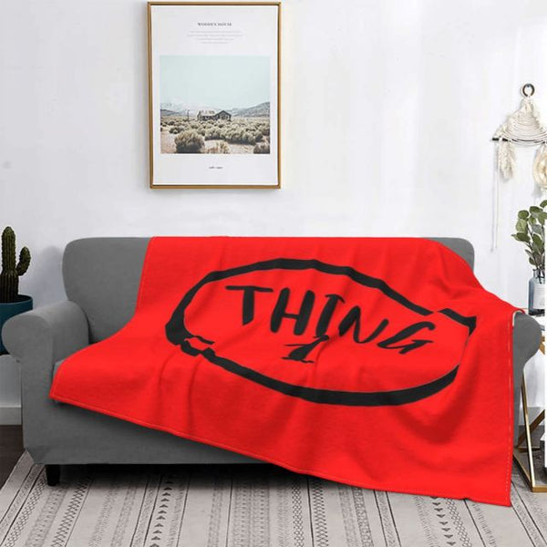 Thing 1-Manta con emblema rojo del dr. Seuss, colcha a cuadros para cama, colcha, 150, manta térmica, funda para niños
