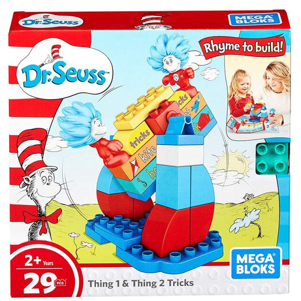 Mega Bloks Dr. Seuss Series Animal Hot Air Balloon Set Big Building Blocks Educational Toys Construction Toys Gift for Ages 2+