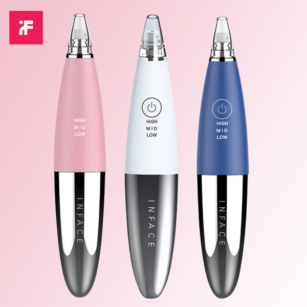 InFace Vacuum Blackhead Remover Skin Pore Acne Pimple Blackheads Removal Electric Cleaner Facial Beauty Suction Cleansing