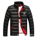 NEW For Opel Jacket Mens Quality Thermal Thick Coat Snow Red Black Parka Male Warm Outwear Fashion - White Duck Down Jacket