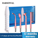 DARSONVAL Apparatus High Frequency Facial Machine Remove Wrinkles Acne Tool Skin Beauty Spa Electrotherapy Wand Glass D'arsonval