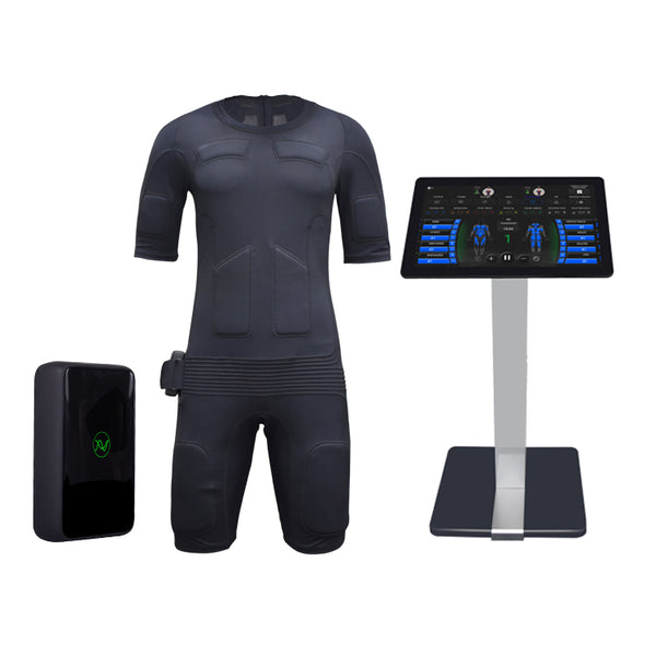 Highly effective stand wireless ems muscle stimulator suit for commercial skin tightening