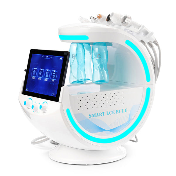 2022 new Magic Mirror Skin Analyzer Oxygen Hydrafacial Machine Professional Ultrasound Microdermabrasion
