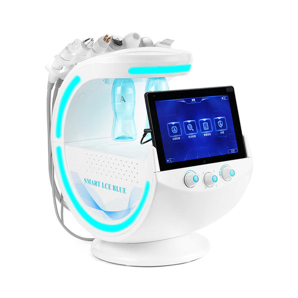 2022 new Magic Mirror Skin Analyzer Oxygen Hydrafacial Machine Professional Ultrasound Microdermabrasion