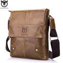 BULL CAPTAIN  Men brand  briefcase Bag Genuine Leather Man Crossbody Shoulder Bag Small Business Bags Messenger Leather Bags