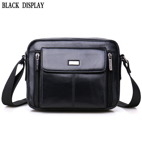 Genuine Leather Men Messenger Bag Men's Shoulder Bag Handbag Small Crossbody Bags Male Briefcase Leather Tablets Bags