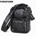 Genuine Leather Bag Men's Bags Small Shoulder Messenger Crossbody Bags Men's Leather Bag Men Handbag Casual Small Flap LI-1749