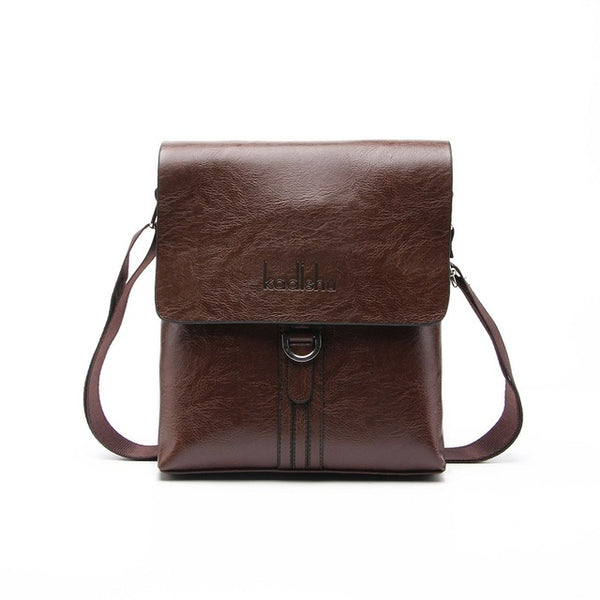 New Men Messenger Bag PU Leather Handbags Flap Small Man Briefcase Bags For Men Natural Leather Bag
