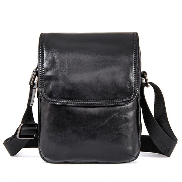 Small Briefcase Men's Messenger Bag Men Genuine Leather Shoulder Bags Man Business Crossbody Bags For IPAD Air Mini Male Handbag