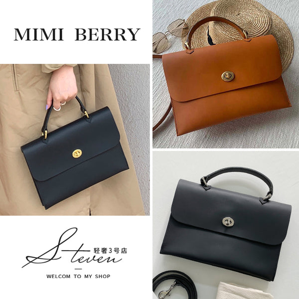 Small crowd leather hand-made envelope messenger bag portable dual-purpose briefcase