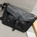 Classic And Practical Retro-styled Messenger Bag  Women 's Handmade Cow Leather Crossbody Bag Small Briefcase
