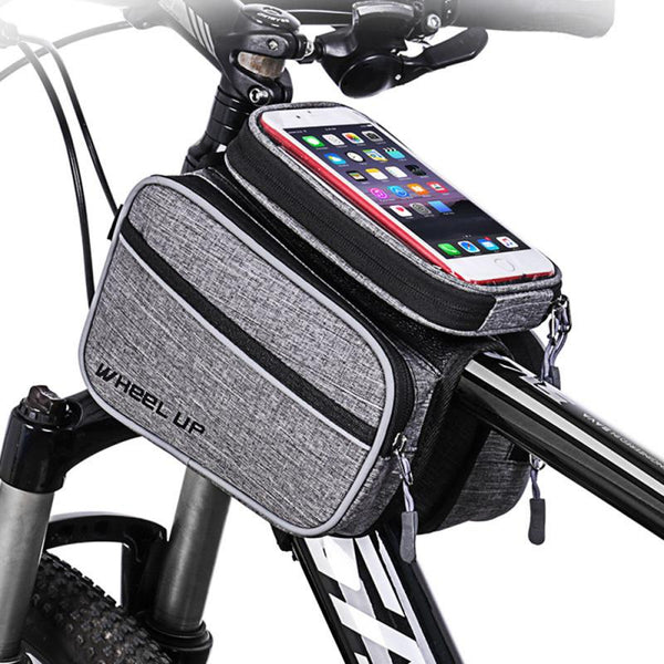 WHEEL UP Bicycle Front Touch Screen Phone Bag On The Frame Mountain Bike Top Tube Bag Bicycle Panniers Bags Bicycle Accessories