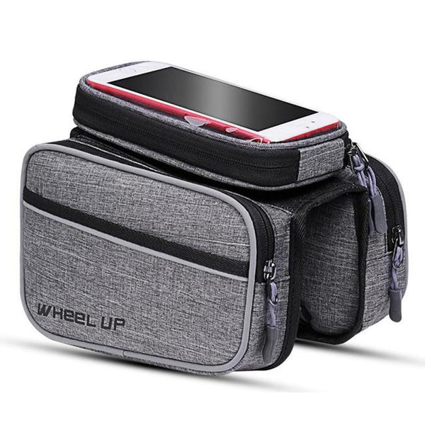 WHEEL UP Bicycle Front Touch Screen Phone Bag On The Frame Mountain Bike Top Tube Bag Bicycle Panniers Bags Bicycle Accessories