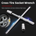 Cross Car Tire Wrench Professional Automatic Wheel Disassembly Tool Detachable Socket Spanner Manual Repair Workshop Muli-tool