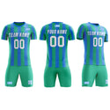 2022 Custom Plus Big Size Mesh Soccer  Football Team Jersey Sets Sport outfit for Men With Print Logo