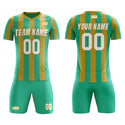 2022 Custom Plus Big Size Mesh Soccer  Football Team Jersey Sets Sport outfit for Men With Print Logo