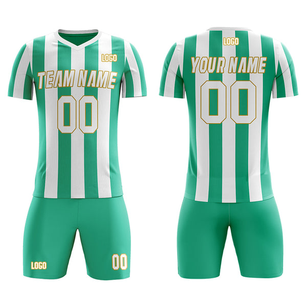 2022 Custom Plus Big Size Mesh Soccer  Football Team Jersey Sets Sport outfit for Men With Print Logo
