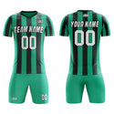 2022 Custom Plus Big Size Mesh Soccer  Football Team Jersey Sets Sport outfit for Men With Print Logo