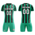 2022 Custom Plus Big Size Mesh Soccer  Football Team Jersey Sets Sport outfit for Men With Print Logo