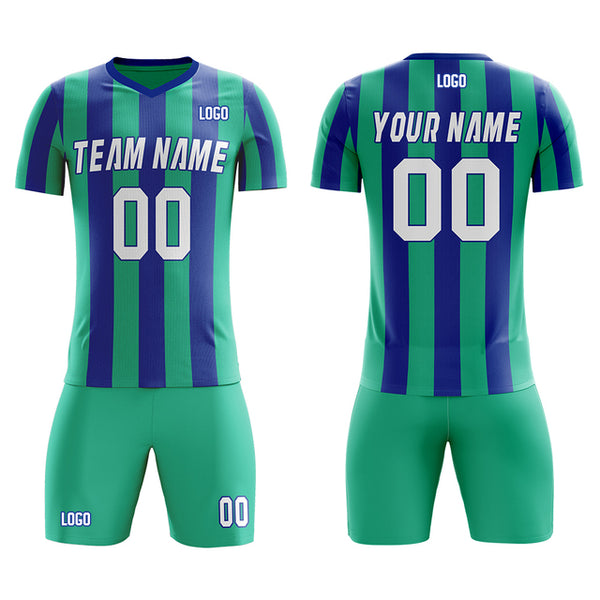 2022 Custom Plus Big Size Mesh Soccer  Football Team Jersey Sets Sport outfit for Men With Print Logo