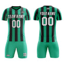 2022 Custom Plus Big Size Mesh Soccer  Football Team Jersey Sets Sport outfit for Men With Print Logo
