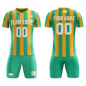 2022 Custom Plus Big Size Mesh Soccer  Football Team Jersey Sets Sport outfit for Men With Print Logo