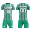 2022 Custom Plus Big Size Mesh Soccer  Football Team Jersey Sets Sport outfit for Men With Print Logo