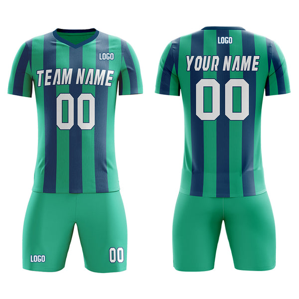 2022 Custom Plus Big Size Mesh Soccer  Football Team Jersey Sets Sport outfit for Men With Print Logo