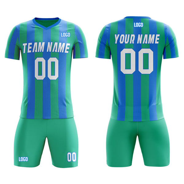 2022 Custom Plus Big Size Mesh Soccer  Football Team Jersey Sets Sport outfit for Men With Print Logo