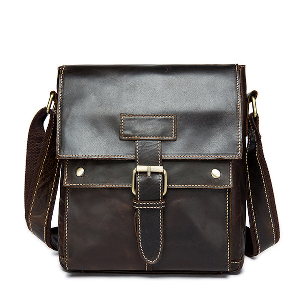 High Quality Genuine Leather Men Bags Male Small Messenger Bag Man Crossbody Shoulder Bag Men's Travel Bags Briefcases