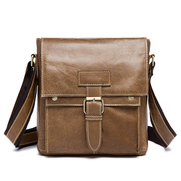 High Quality Genuine Leather Men Bags Male Small Messenger Bag Man Crossbody Shoulder Bag Men's Travel Bags Briefcases