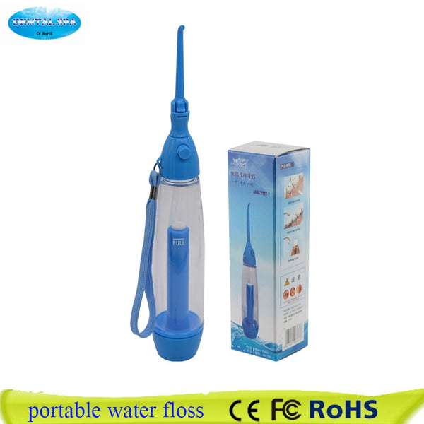 New Portable Oral Irrigator clean the mouth wash your tooth  water irrigation manual water dental flosser no electricity ABS