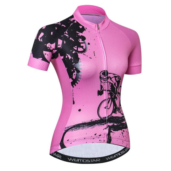 Weimostar 2018 Women Cycling Jersey Shirt ProTeam Racing Bicycle Cycling Clothing Maillot Ciclismo Road mtb Bike Jersey Clothes